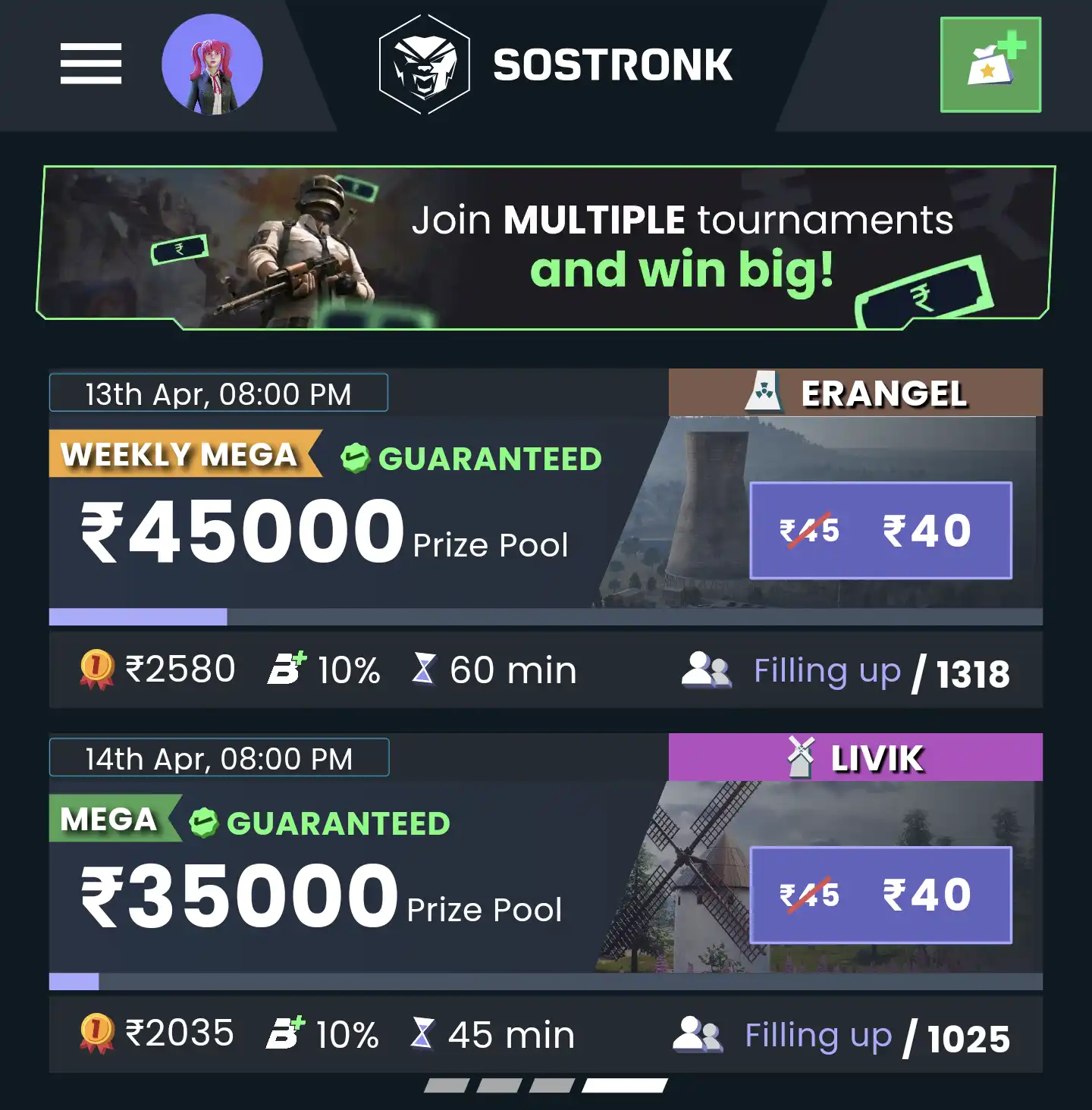 SoStronk announces BGMI Tournaments Worth ₹80,000!