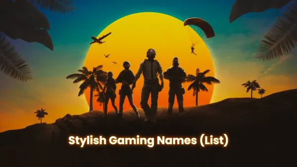 70 Stylish BGMI & Free Fire Names for Boys and Girls